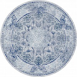 Tapis rond - Valeria (bleu)