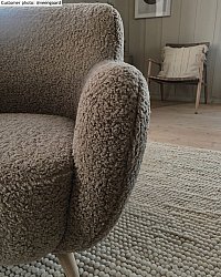 Uldtæppe - Avafors Wool Bubble (beige)
