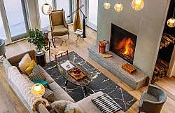 Wilton-tæppe - Vieste (antracit/guld)