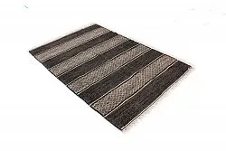 Kludetæppe - Visby (sort)