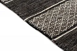 Kludetæppe - Visby (sort)