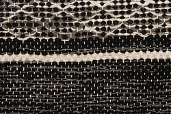 Kludetæppe - Visby (sort)