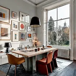 Viscose-tæppe - Jodhpur Special Luxury Edition (blå/grå)