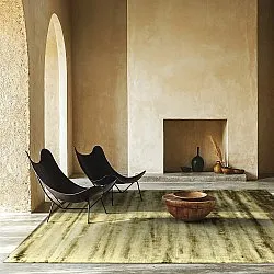 Viscose-tæppe - Jodhpur Special Luxury Edition (grønn)