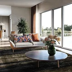 Viscose-tæppe - Jodhpur Special Luxury Edition (sort)