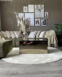 Runde tæpper - Aranga Super Soft Fur (beige)