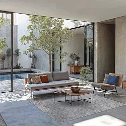 Tæpper til indendørs/udendørs brug - Alesund (grå)