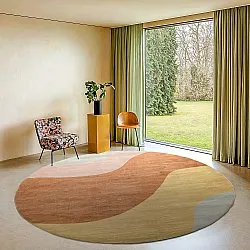 Rundt tæppe - Barcelona (champagne)