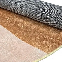 Rundt tæppe - Barcelona (champagne)