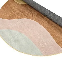 Rundt tæppe - Barcelona (champagne)