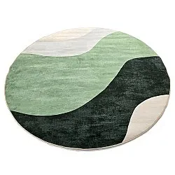 Rundt tæppe - Barcelona (grøn)