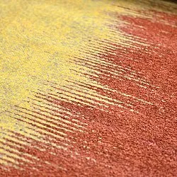 Wilton-tæppe - Cara (orange/gul)