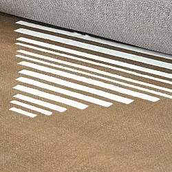 Wilton-tæppe - Carmen (brun/hvid)