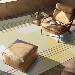 Wilton-tæppe - Delft (beige/multi)