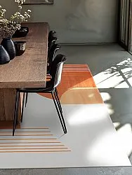 Wilton-tæppe - Delft (lyseblå/multi)