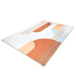 Wilton-tæppe - Delft (lyseblå/multi)