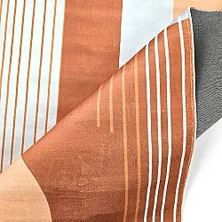 Wilton-tæppe - Delft (lyseblå/multi)