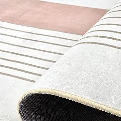 Wilton-tæppe - Delft (pink/multi)