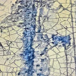 Wilton-tæppe - Dolmio (blå/multi)