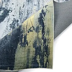 Wilton-tæppe - Dolmio (sort/gul)