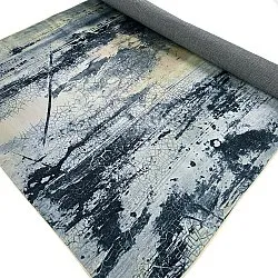 Wilton-tæppe - Dolmio (sort/gul)