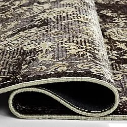 Wilton-tæppe - Flowers (brun)