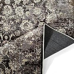 Wilton-tæppe - Flowers (brun)