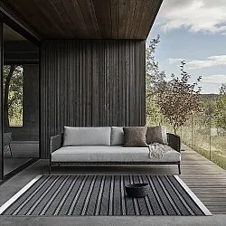 Tæpper til indendørs/udendørs brug - Geiranger (sort)