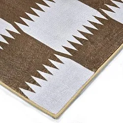 Wilton-tæppe - Gobi (brun/hvid)