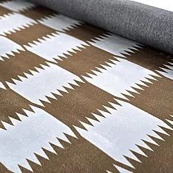 Wilton-tæppe - Gobi (brun/hvid)