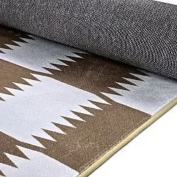 Wilton-tæppe - Gobi (brun/hvid)