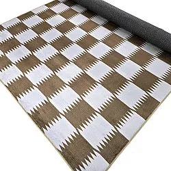 Wilton-tæppe - Gobi (brun/hvid)