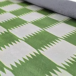 Wilton-tæppe - Gobi (grøn/hvid)