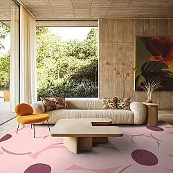 Wilton-tæppe - Honfleur (pink/multi)