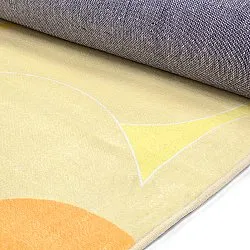 Wilton-tæppe - Honfleur (gul/multi)