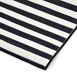 Wilton-tæppe - Joma (sort/hvid)