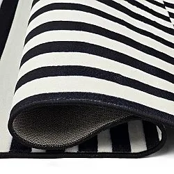 Wilton-tæppe - Joma (sort/hvid)