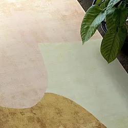 Wilton-tæppe - Lazio (beige/lyserød)