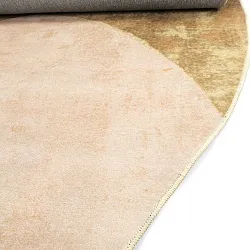 Rundt bølget Wilton-tæppeLazio (beige/pink)