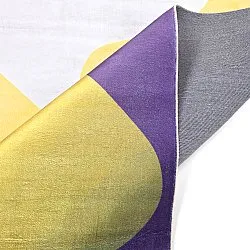 Wilton-tæppe - Leiden (gul/lilla)