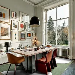 Wilton-tæppe - Leiden (grøn)