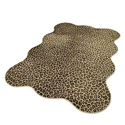 Bølget Wilton tæppe - Leopard (brun)