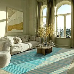 Wilton-tæppe - Lorne (turkis)