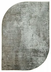 Halvovalt Wilton-tæppe - Lynton (brun)