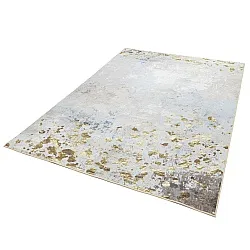 Wilton-tæppe - Maude (grå/guld)