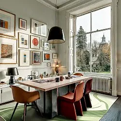 Wilton-tæppe - Mudgee (grøn/multi)