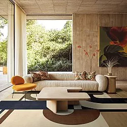 Wilton-tæppe - Nysa (brun/multi)