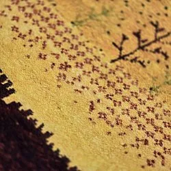 Wilton-tæppe - Oia (rød/multi)