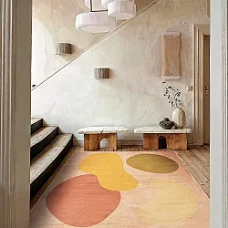 Wilton-tæppe - Palana (pink/multi)