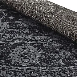 Rundt tæppe - Peking Majestic (sort)